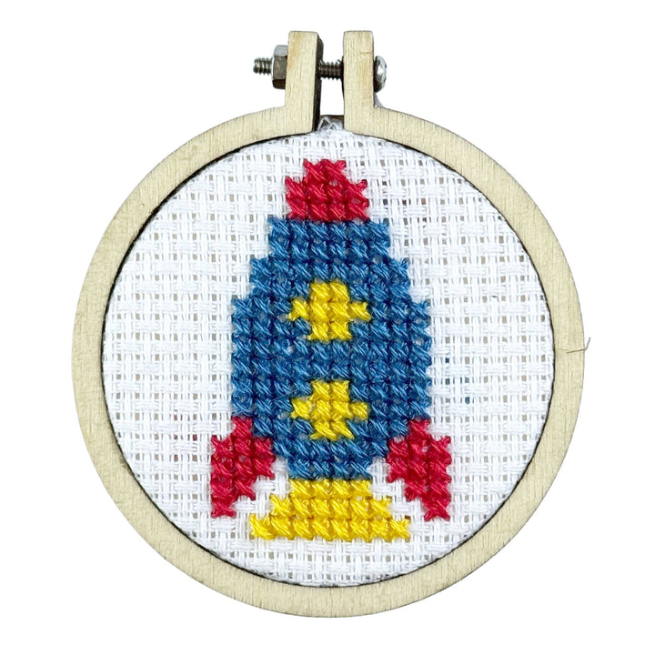 Reach for the Stars! Mini Matchbox Cross Stitch Kit-Cross Stitch-The Crafty Kit Company-Acorns &amp; Twigs