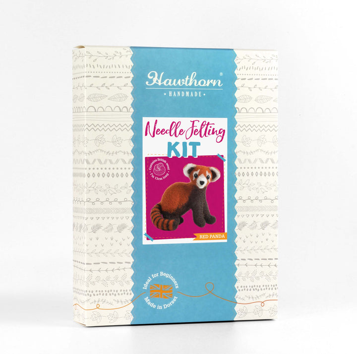 Red Panda Needle Felting Kit | Beginner Craft Kit-Hawthorn Handmade (US Duties Paid)-Acorns &amp; Twigs
