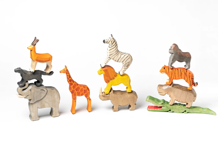 Safari Set B-Small World Play-PoppyBabyCo-Acorns &amp; Twigs