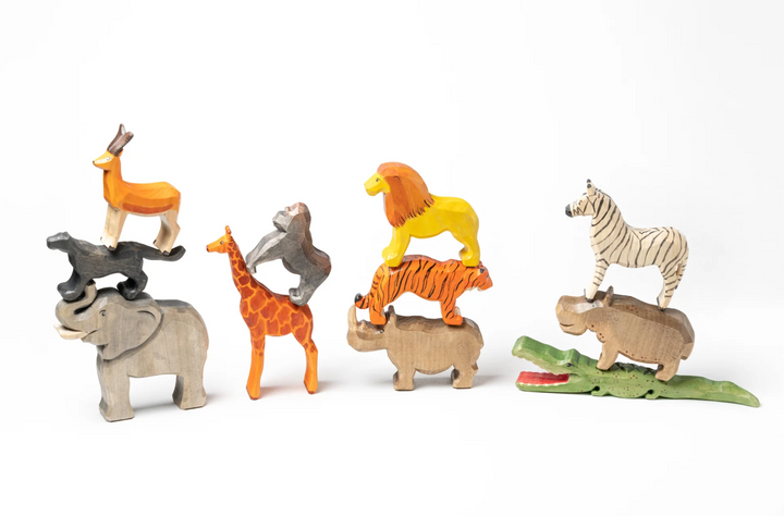 Safari Set B-Small World Play-PoppyBabyCo-Acorns &amp; Twigs