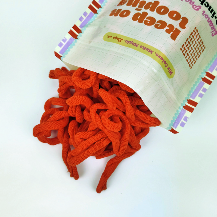 Orange Cotton Loops