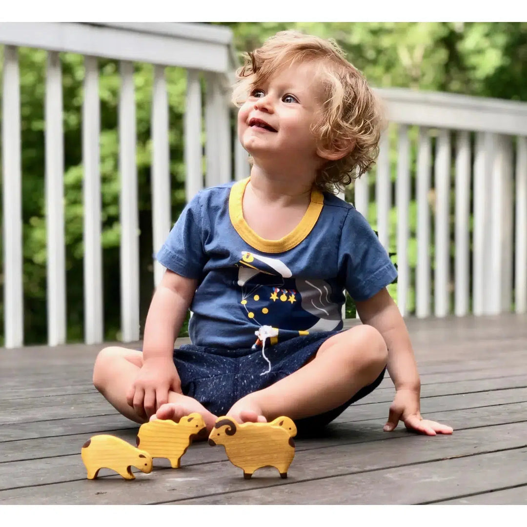 Sheep, set of 4-Small World Play-PoppyBabyCo-Acorns &amp; Twigs