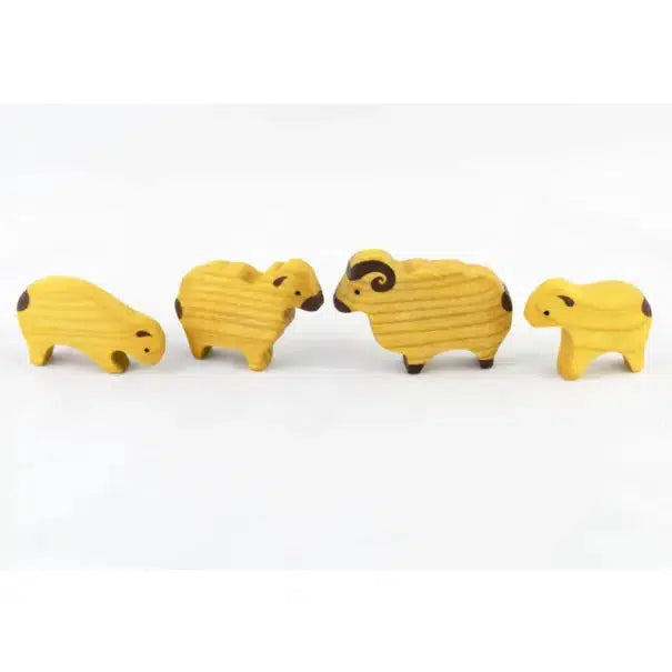 Sheep, set of 4-Small World Play-PoppyBabyCo-Acorns &amp; Twigs