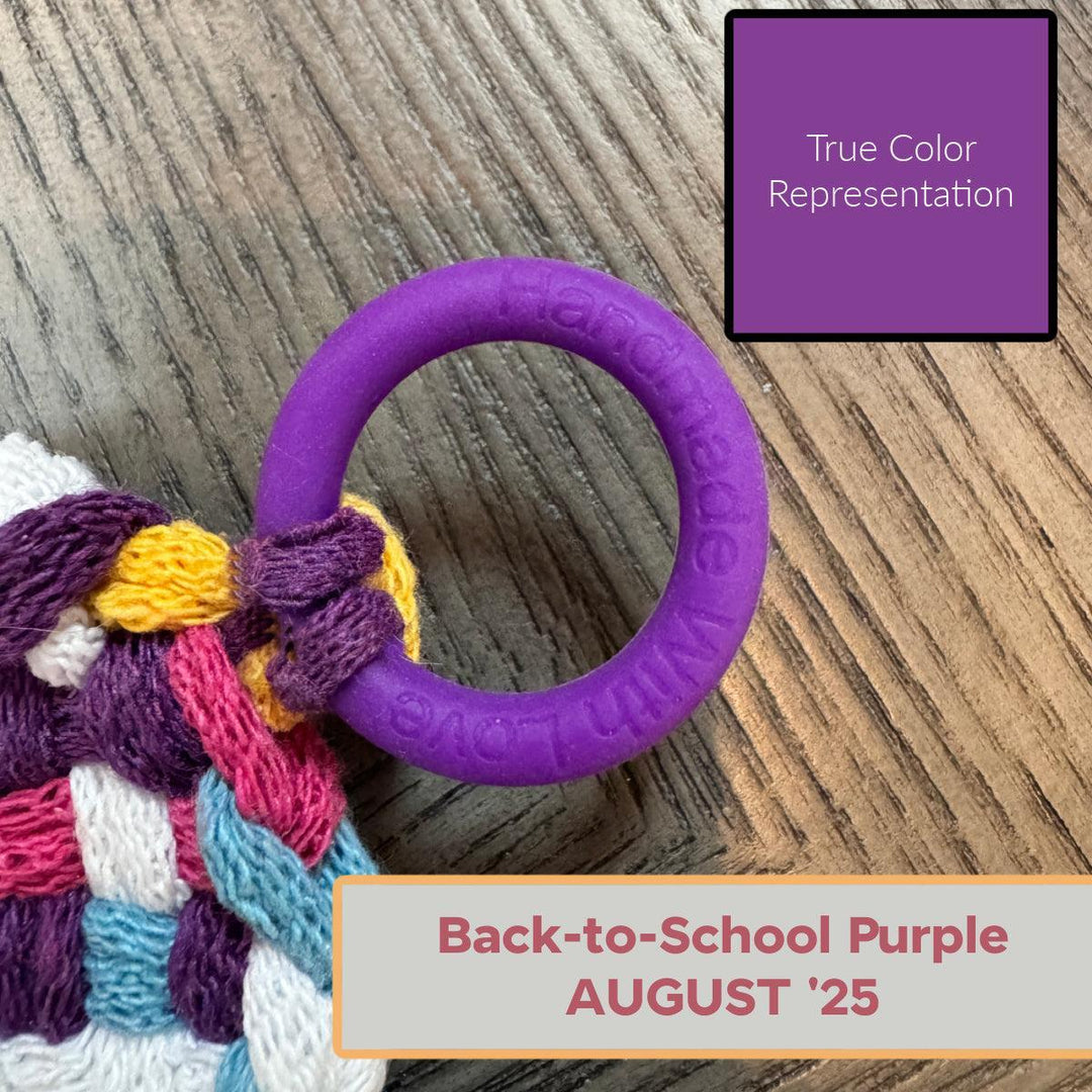 Silicone Rings - Back to School (Purple)-Silicone Ring-Keep On Looping-Acorns &amp; Twigs