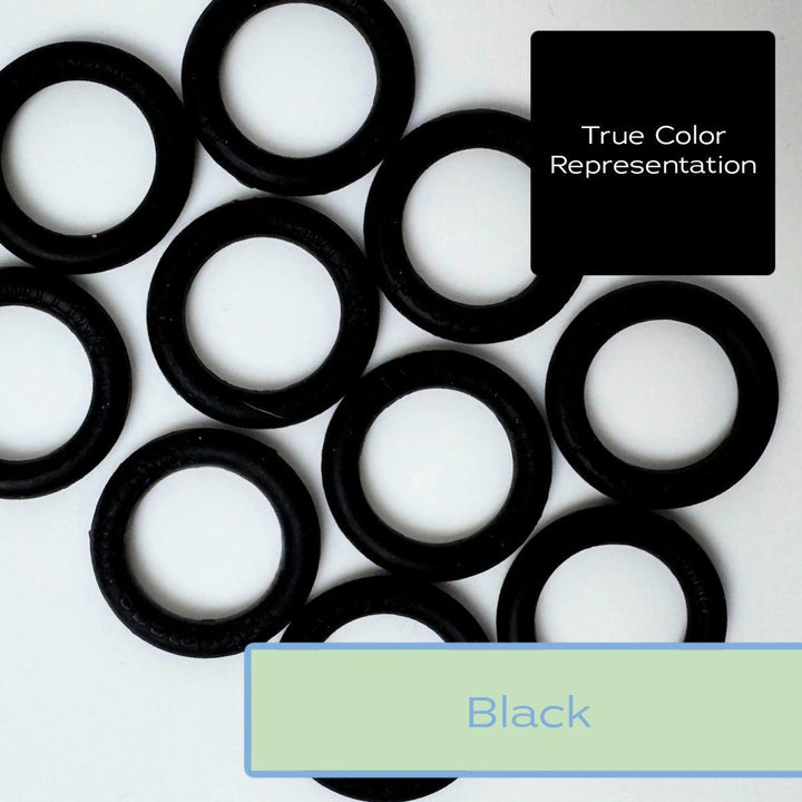 Silicone Rings - Black-Silicone Ring-Keep On Looping-Acorns &amp; Twigs