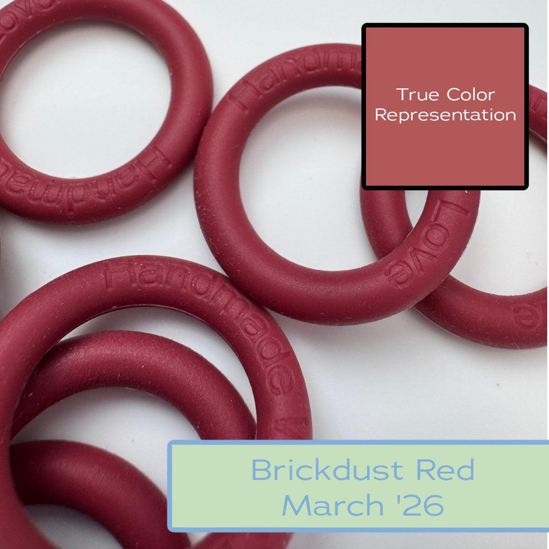 Silicone Rings - Brickdust Red-Silicone Ring-Keep On Looping-Acorns &amp; Twigs