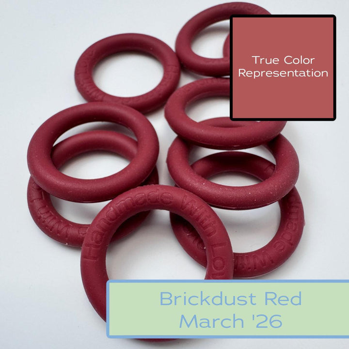 Silicone Rings - Brickdust Red-Silicone Ring-Keep On Looping-Acorns &amp; Twigs