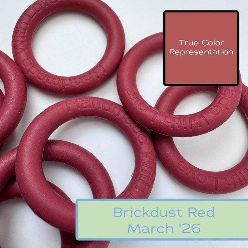 Silicone Rings - Brickdust Red – Acorns & Twigs