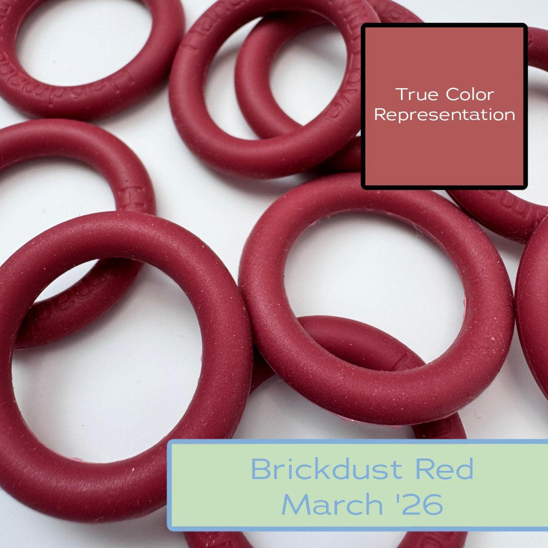 Silicone Rings - Brickdust Red-Silicone Ring-Keep On Looping-Acorns &amp; Twigs