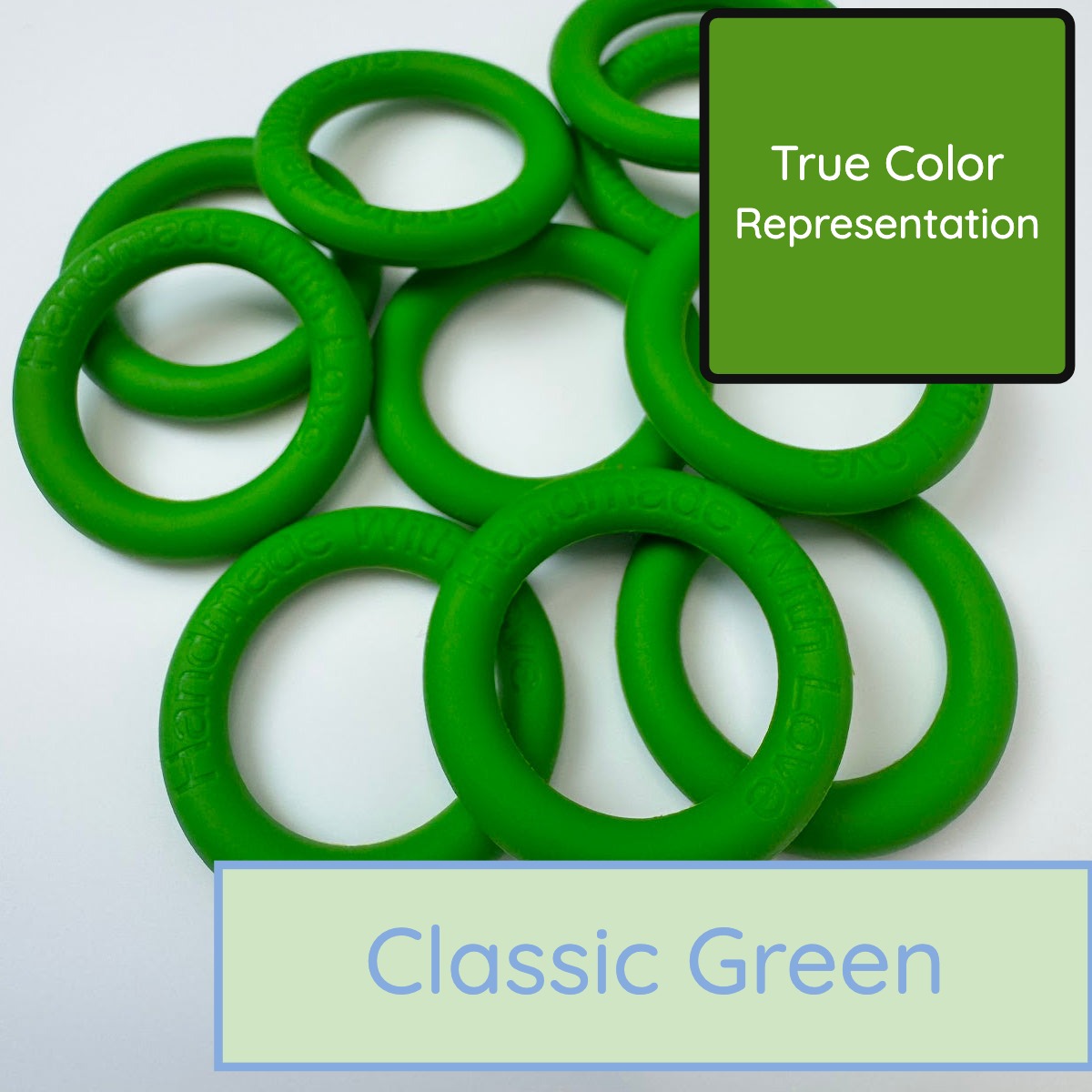 Silicone Rings - Classic Green