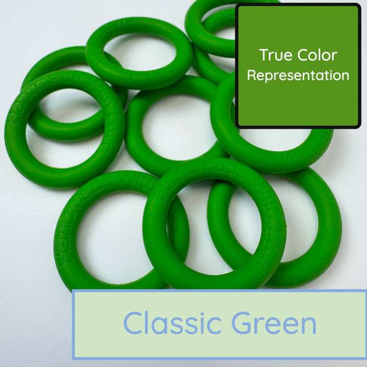 Silicone Rings - Classic Green
