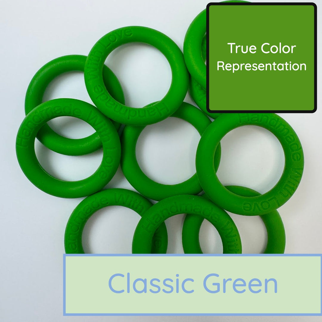 Silicone Rings - Classic Green