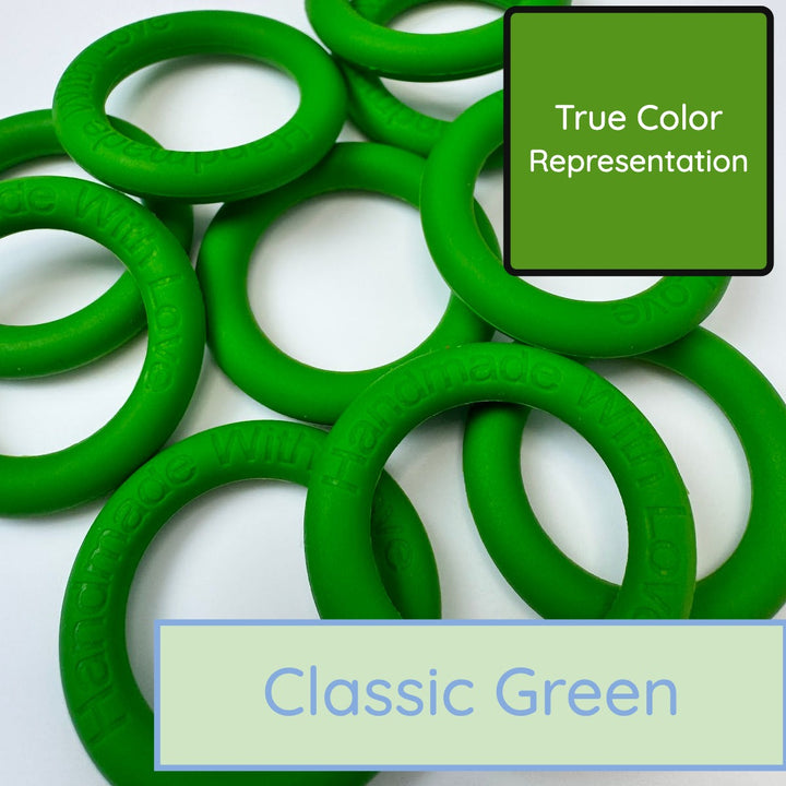 Silicone Rings - Classic Green