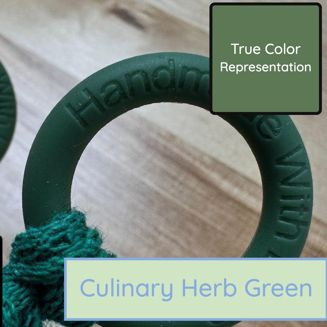 Silicone Rings - Culinary Herb Green