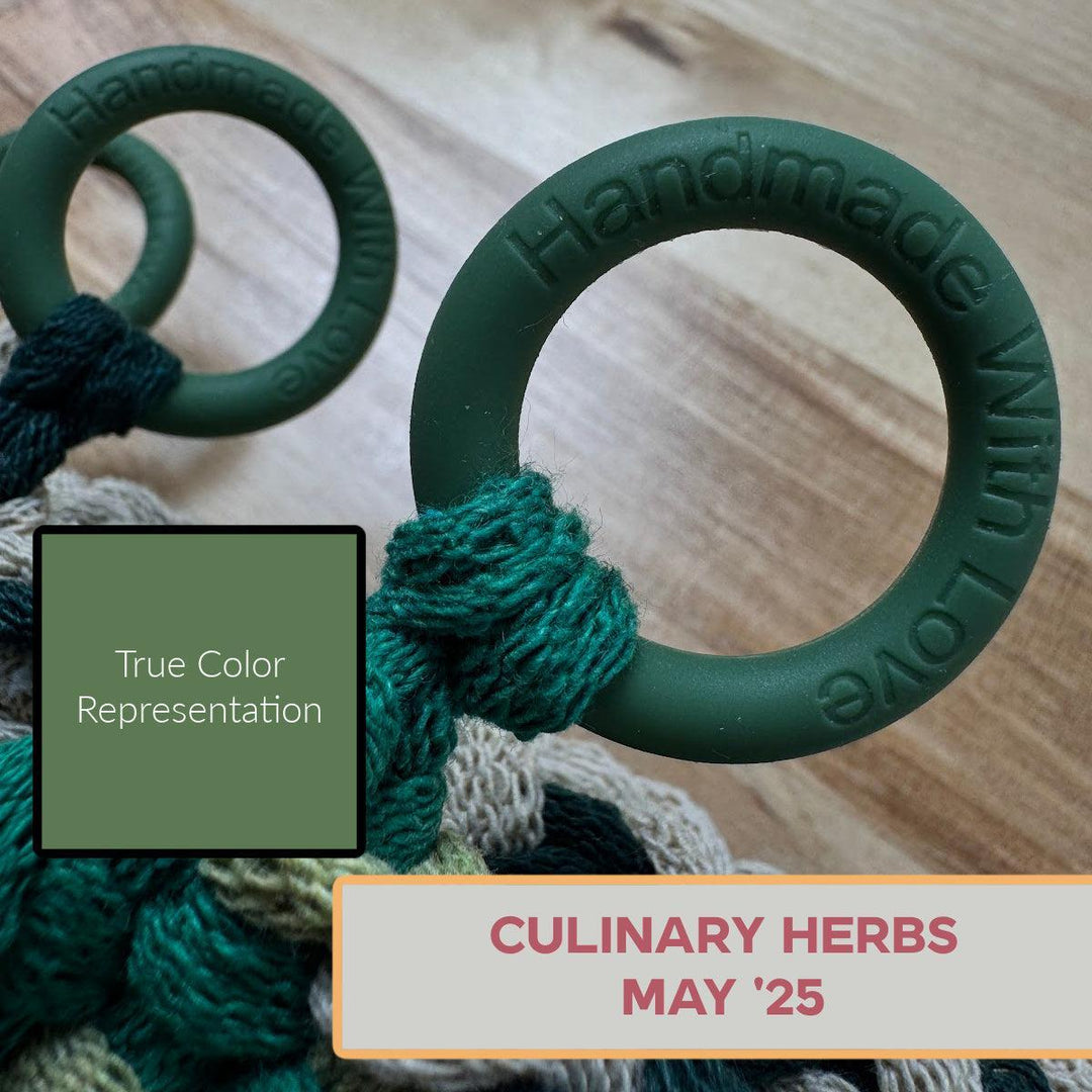 Silicone Rings - Culinary Herbs (Green)-Silicone Ring-Keep On Looping-Acorns &amp; Twigs