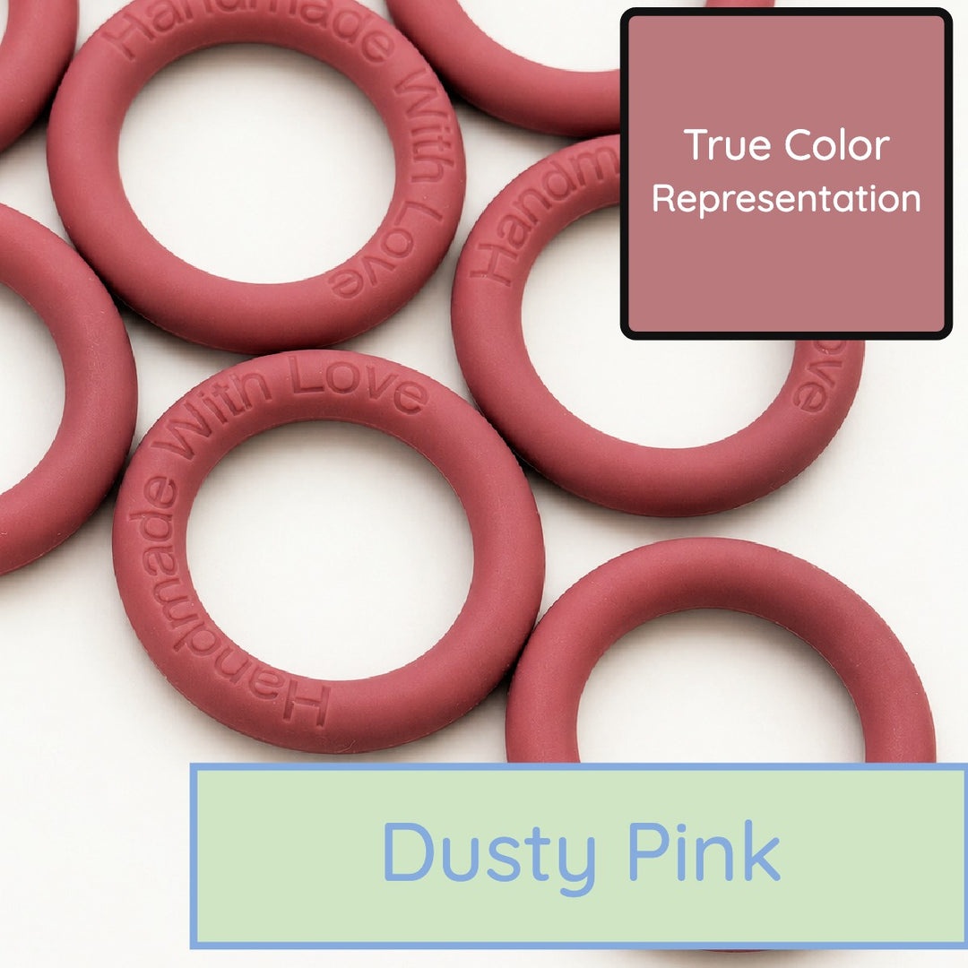 Silicone Rings - Dusty Pink
