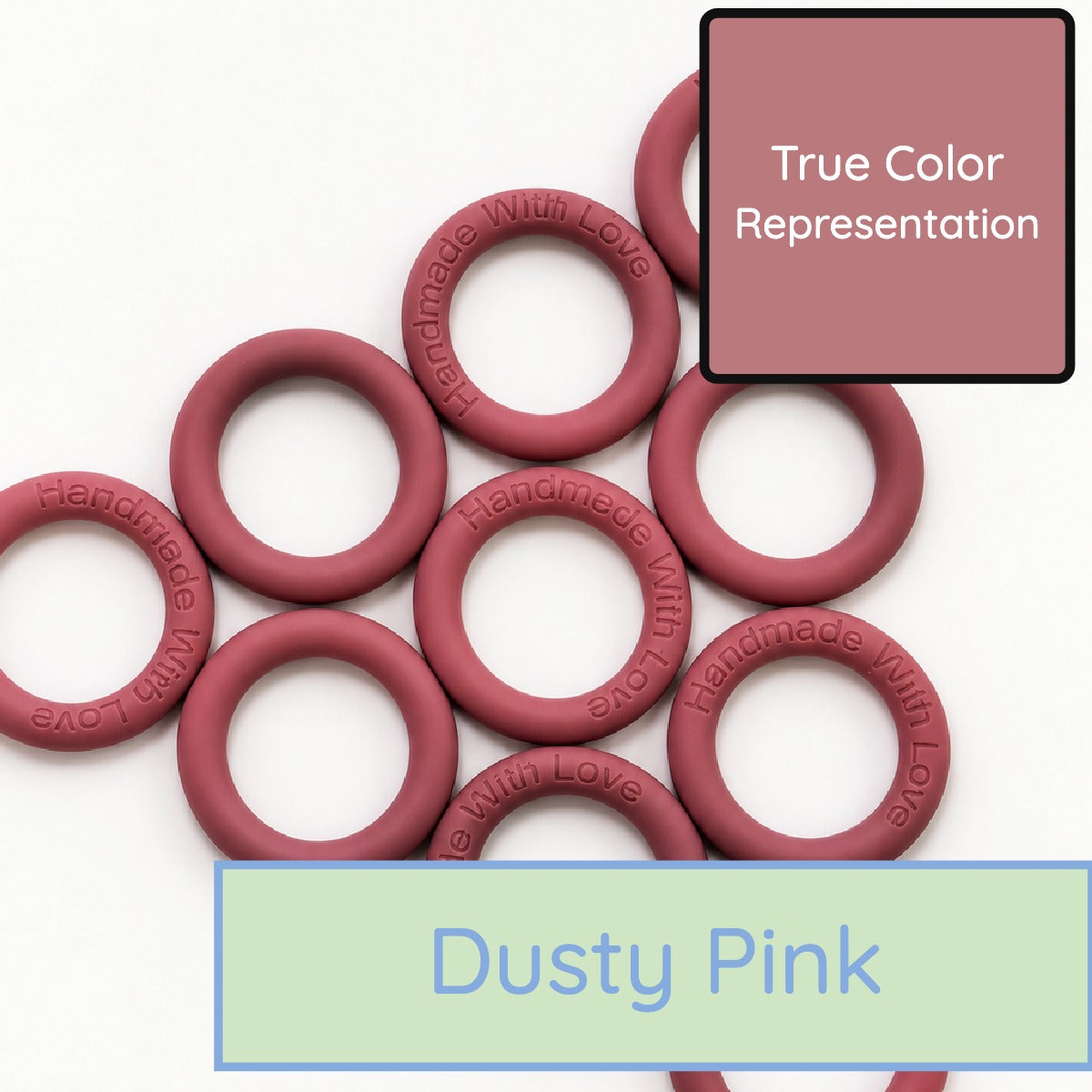 Silicone Rings - Dusty Pink