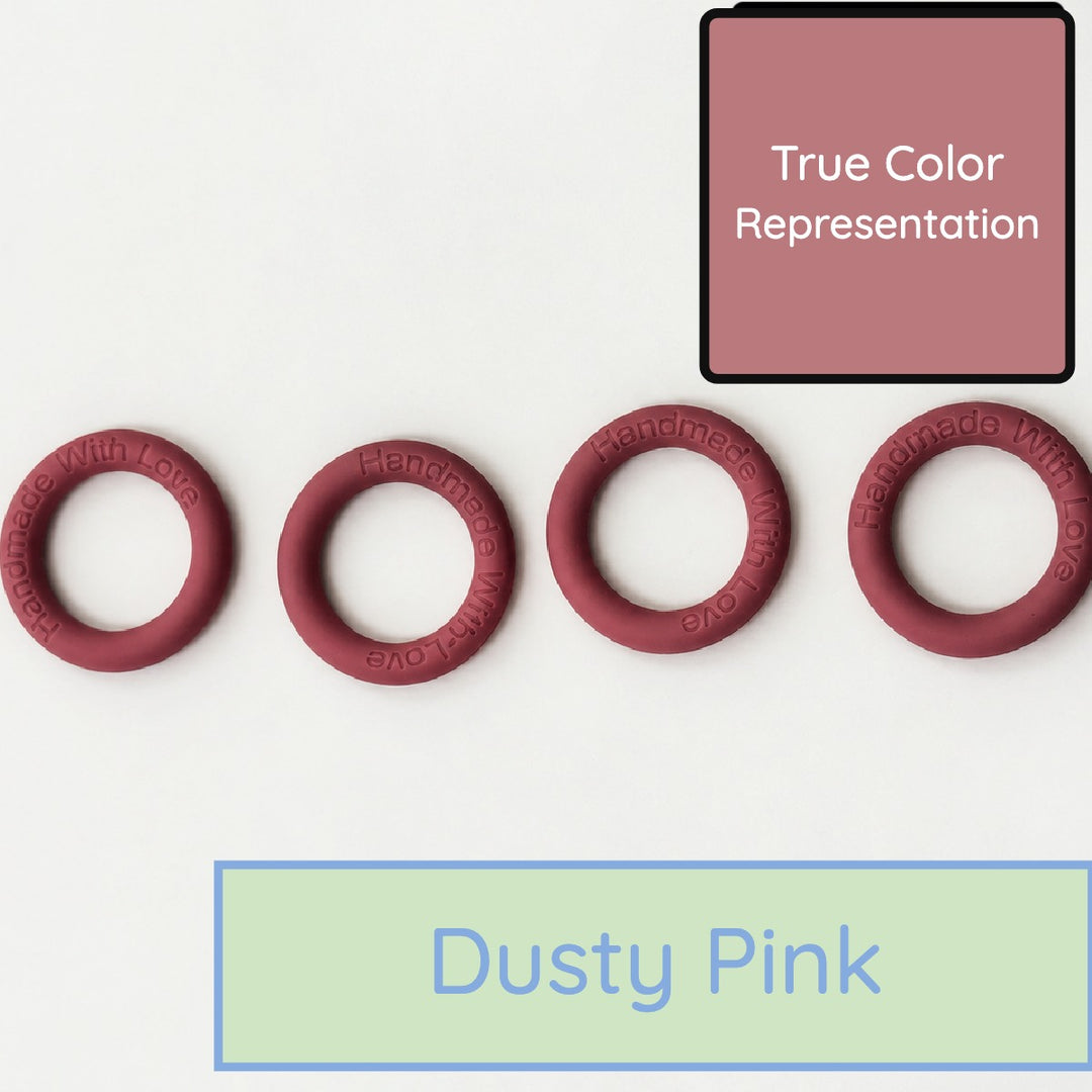 Silicone Rings - Dusty Pink