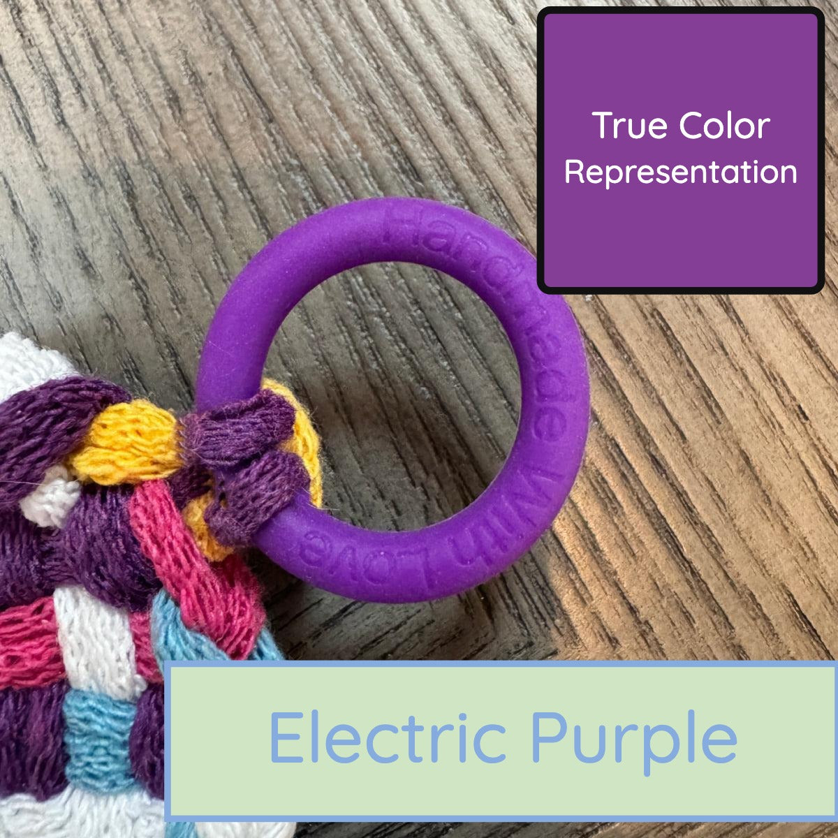 Silicone Rings - Electric Purple