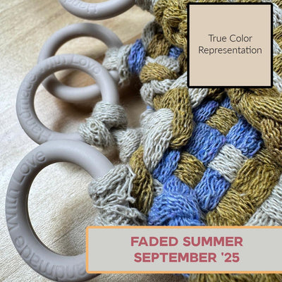 Silicone Rings - Faded Summer (Sand Dollar Beige)-Silicone Ring-Keep On Looping-Acorns & Twigs