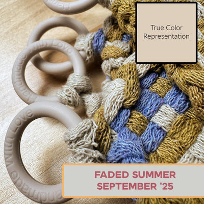 Silicone Rings - Faded Summer (Sand Dollar Beige)-Silicone Ring-Keep On Looping-Acorns & Twigs