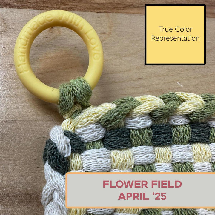 Silicone Rings - Flower Field (Yellow)-Silicone Ring-Keep On Looping-Acorns &amp; Twigs