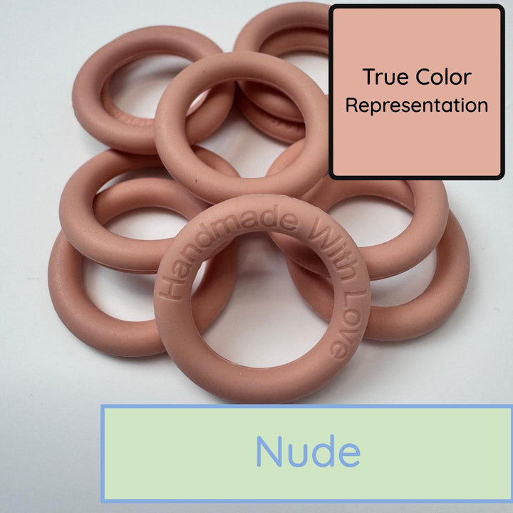 Silicone Rings - Nude