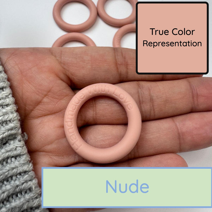 Silicone Rings - Nude