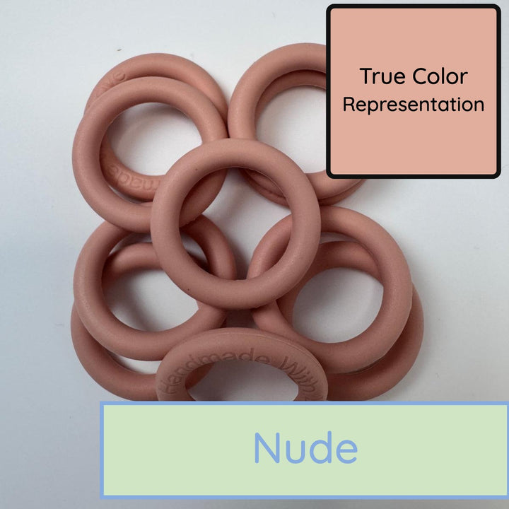 Silicone Rings - Nude