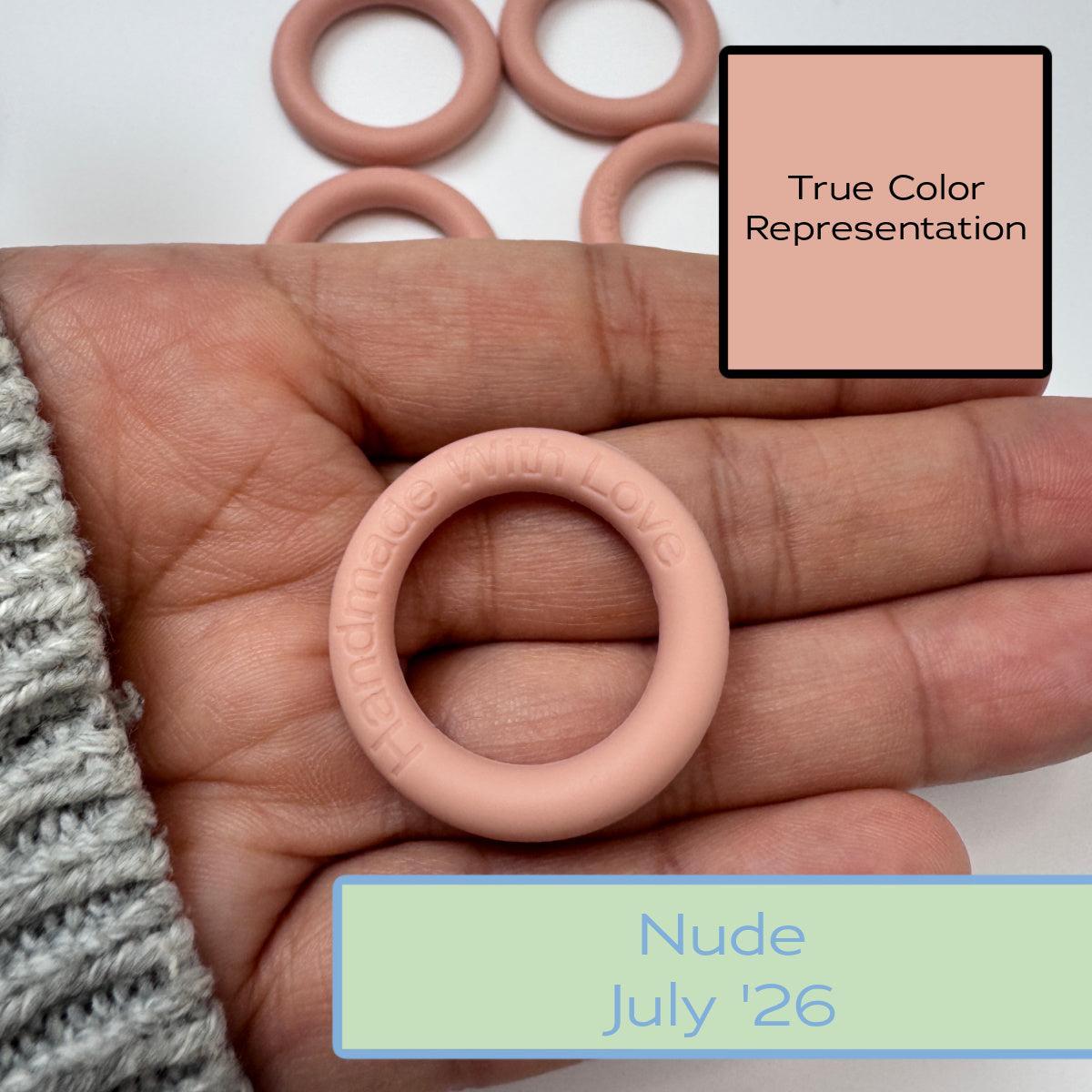 Silicone Rings - Nude-Silicone Ring-Keep On Looping-Acorns & Twigs