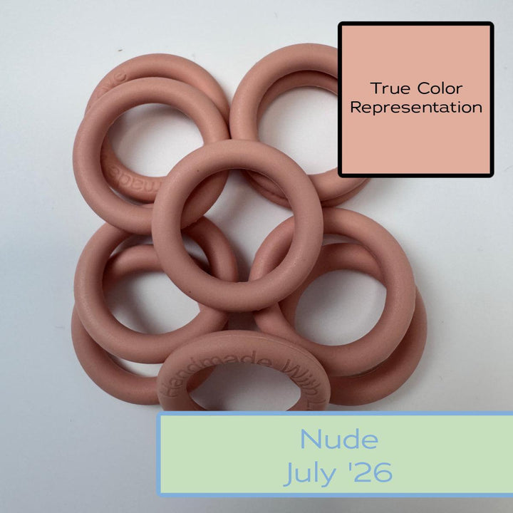 Silicone Rings - Nude-Silicone Ring-Keep On Looping-Acorns &amp; Twigs