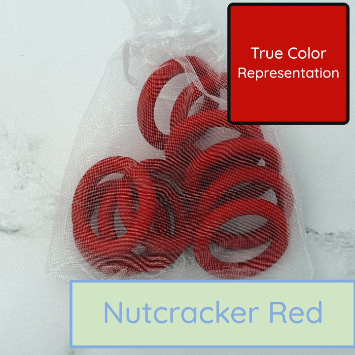 Silicone Rings - Nutcracker Red