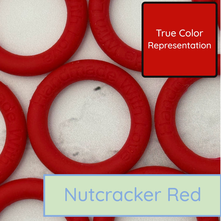 Silicone Rings - Nutcracker Red