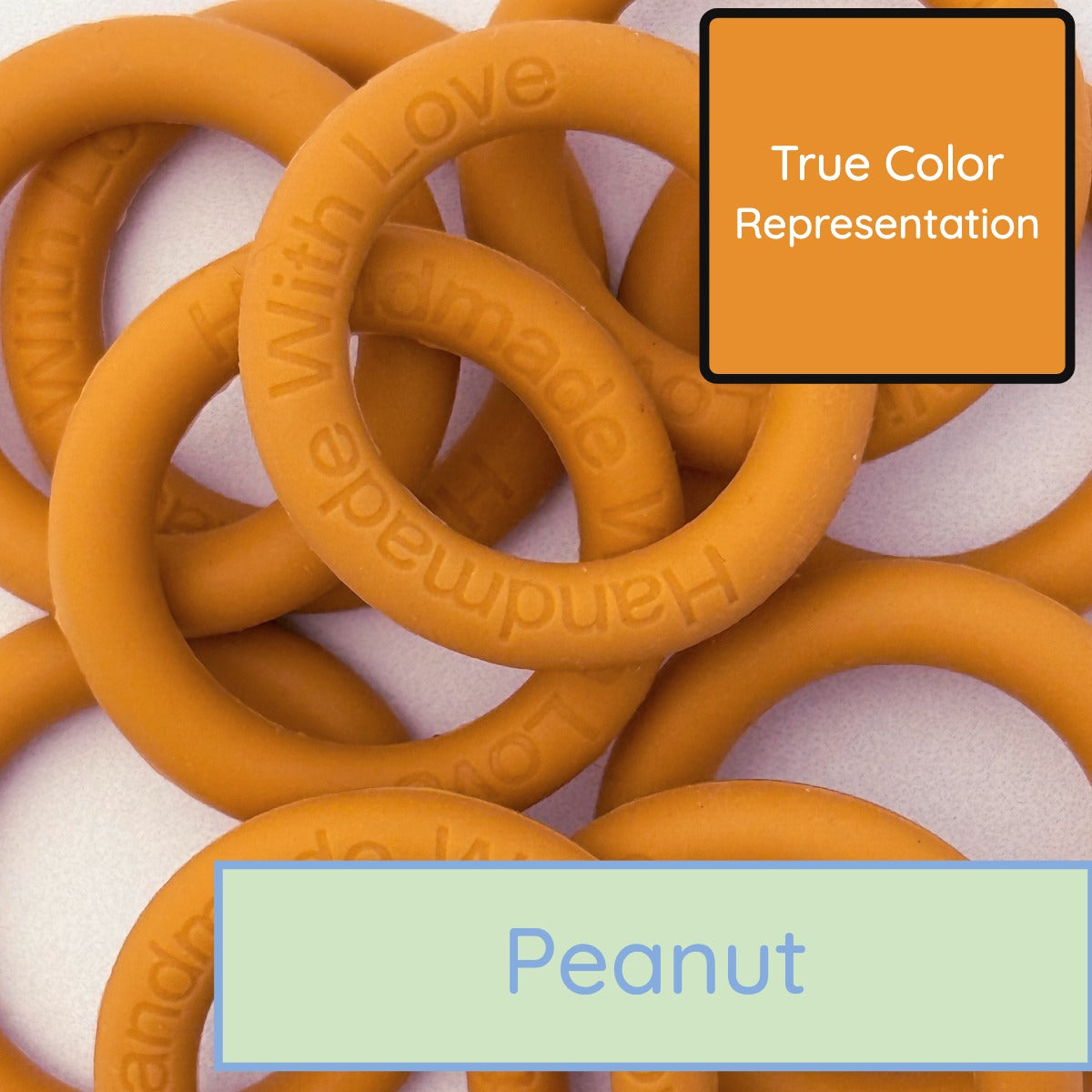Silicone Rings - Peanut