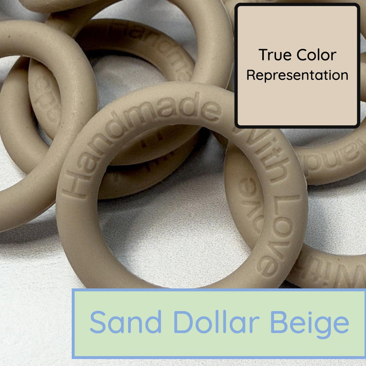 Silicone Rings - Sand Dollar Beige