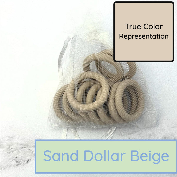 Silicone Rings - Sand Dollar Beige