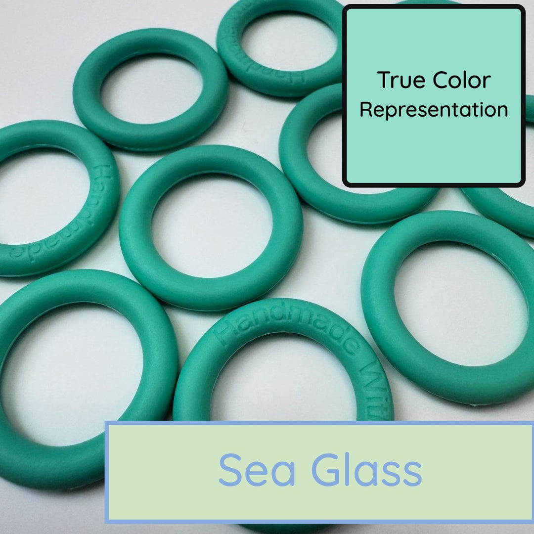 Silicone Rings - Sea Glass