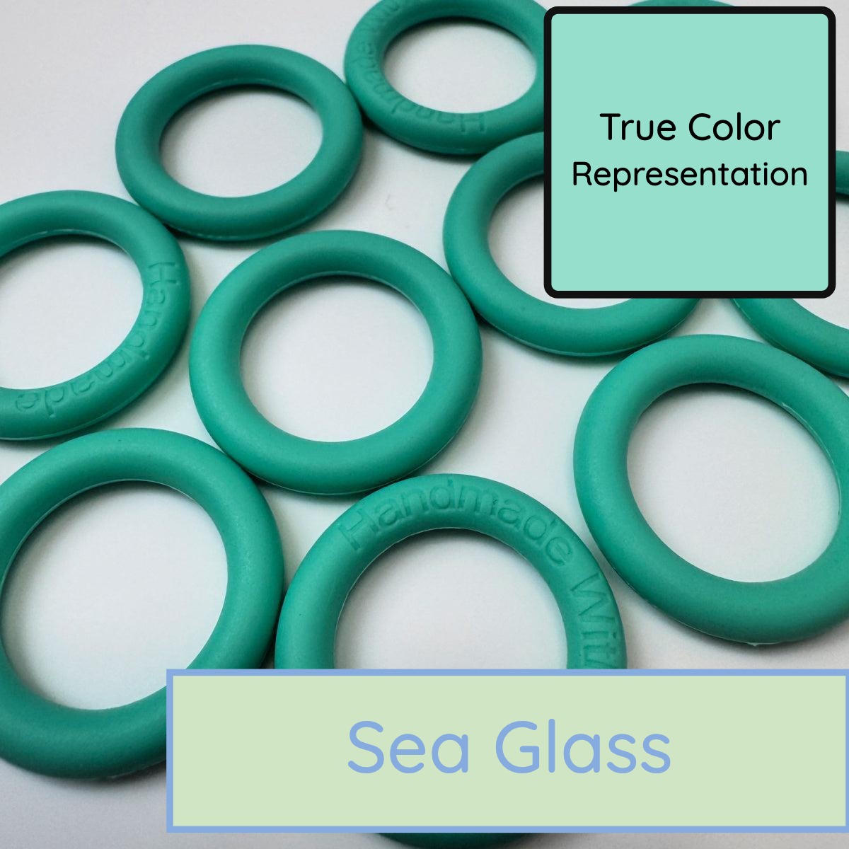 Silicone Rings - Sea Glass