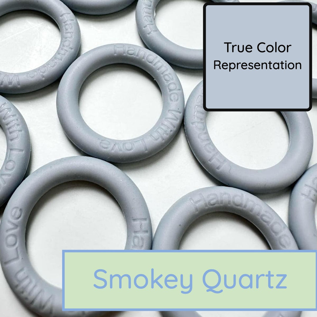Silicone Rings - Smokey Quartz