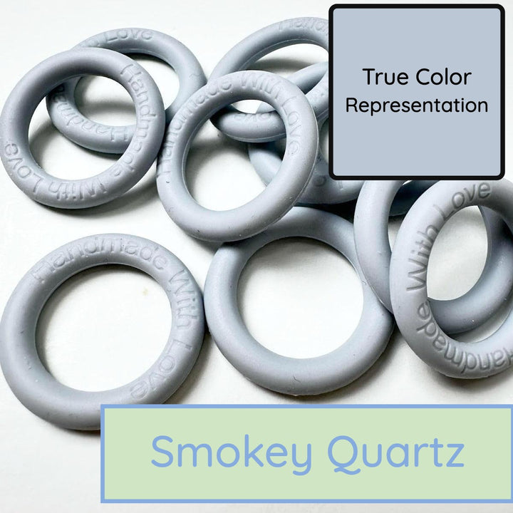 Silicone Rings - Smokey Quartz