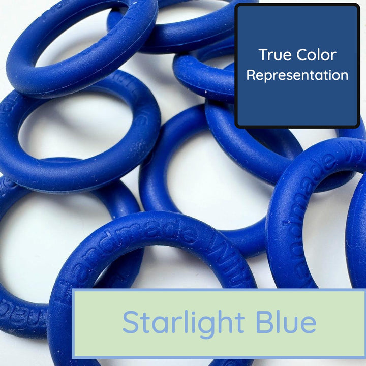 Silicone Rings - Starlight Blue