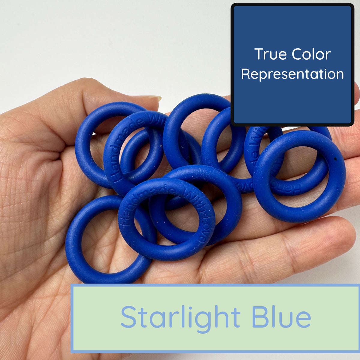 Silicone Rings - Starlight Blue