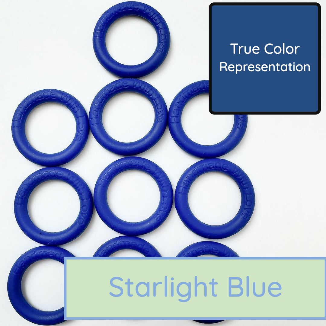 Silicone Rings - Starlight Blue