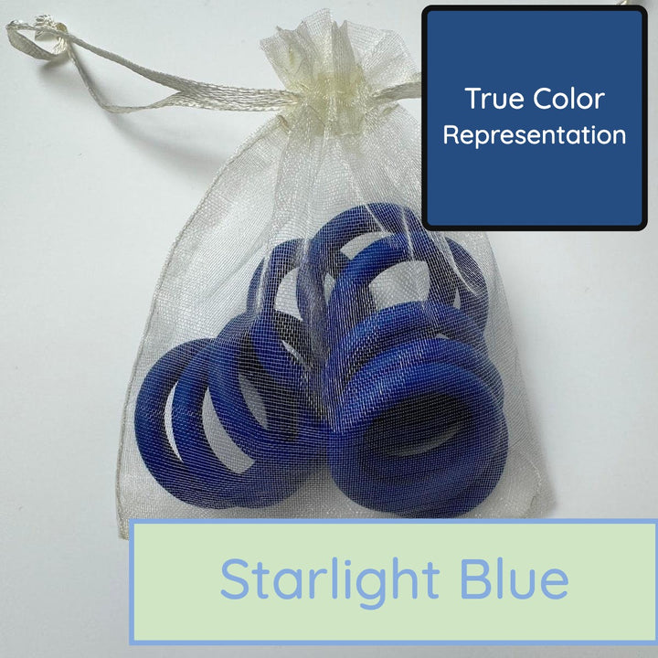 Silicone Rings - Starlight Blue