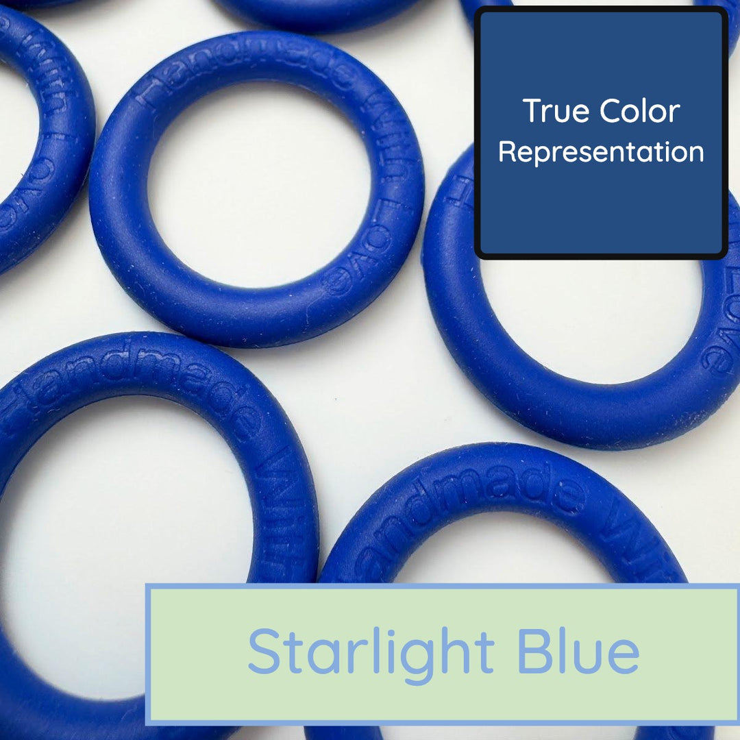 Silicone Rings - Starlight Blue