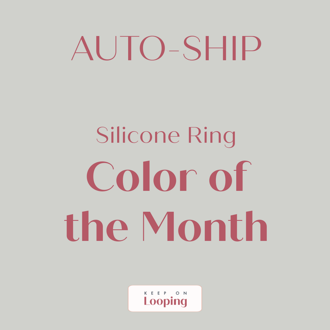 Silicone Rings Subscription-Silicone Ring-Keep On Looping-Acorns &amp; Twigs