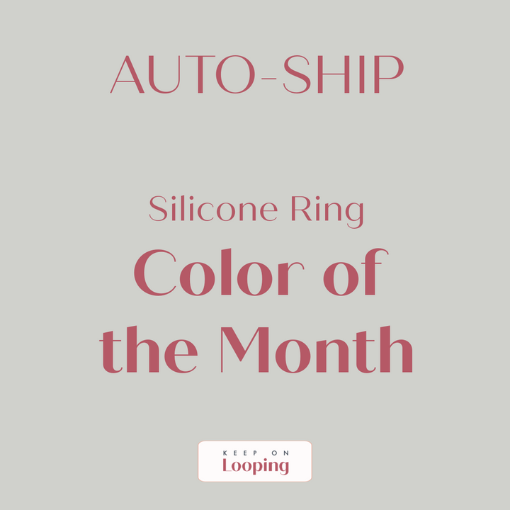 Silicone Rings Subscription-Silicone Ring-Keep On Looping-Acorns &amp; Twigs