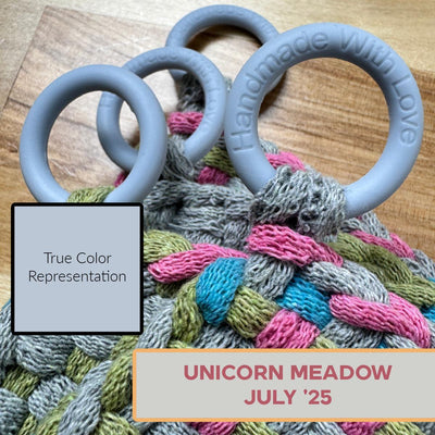 Silicone Rings - Unicorn Meadow (Light Grey)-Silicone Ring-Keep On Looping-Acorns & Twigs