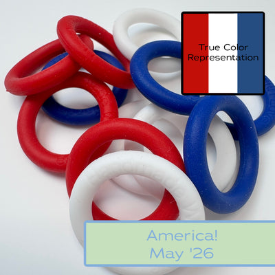 Silicone Rings - America!