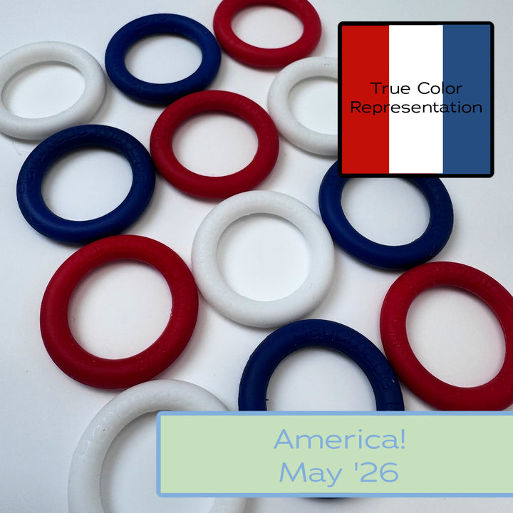 Silicone Rings - America!